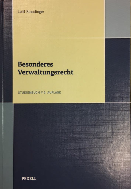 Besonderes Verwaltungsrecht (6. Auflage)